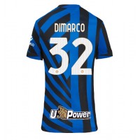 Camiseta Inter Milan Federico Dimarco #32 Primera Equipación Replica 2024-25 para mujer mangas cortas